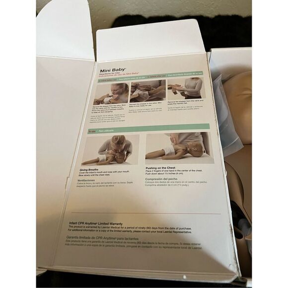 Infant CPR Anytime Kit AHA Heart Association DVD Training + Baby Manikin - NEW - Picture 4 of 5